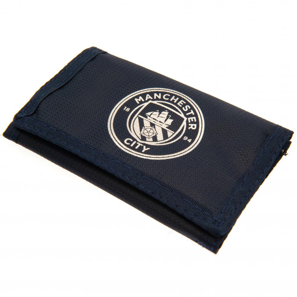 Manchester City FC Nylon Wallet CR - Officially licensed merchandise.