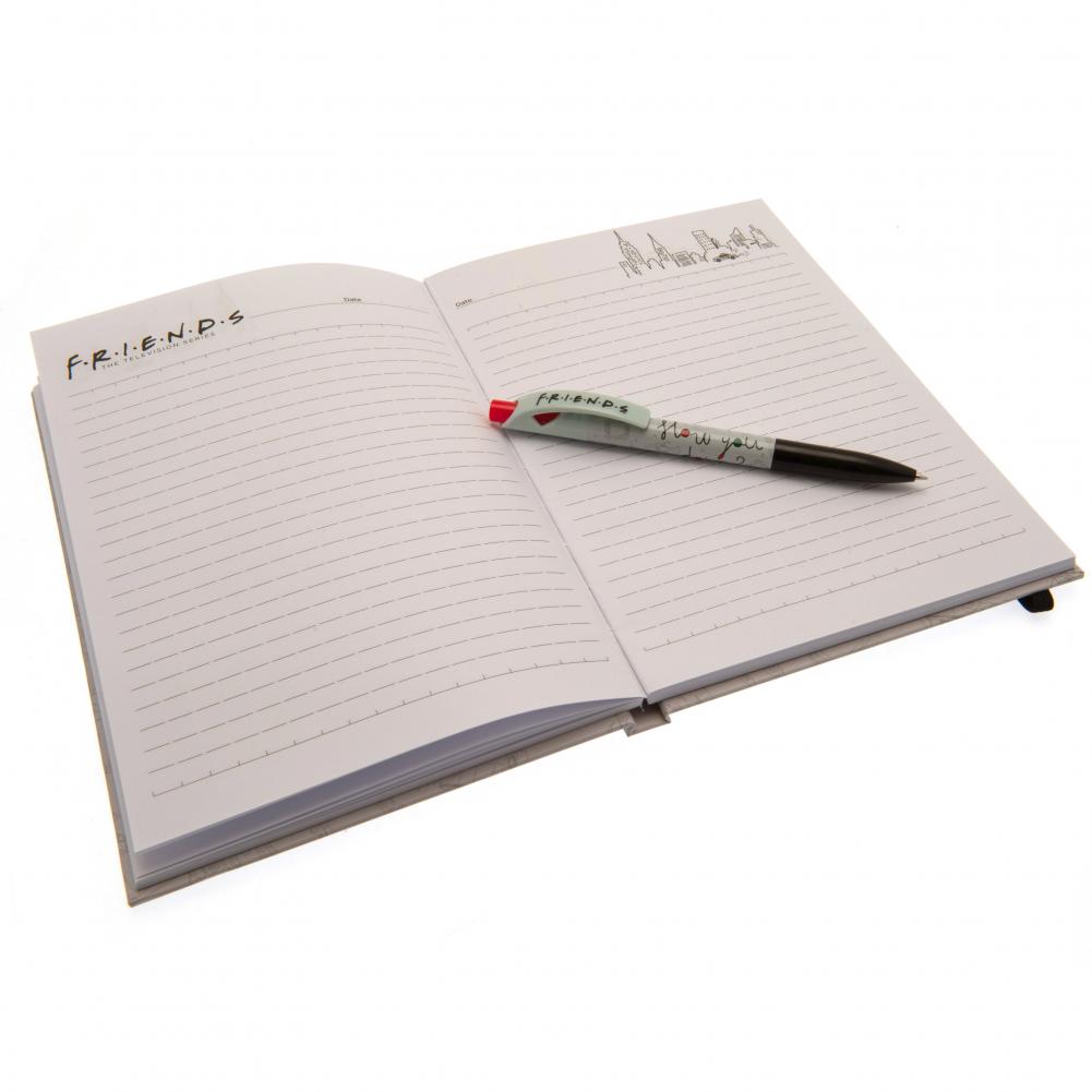 Friends Notebook & Pen Set - Officially licensed merchandise.