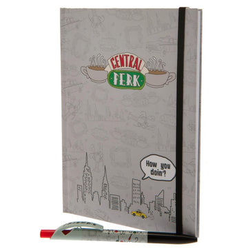 Friends Notebook & Pen Set - Officially licensed merchandise.