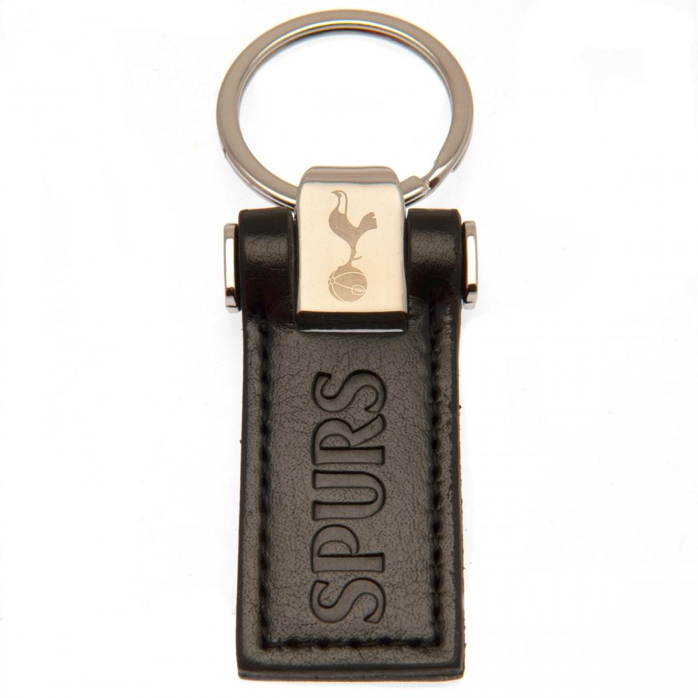 Tottenham Hotspur FC Leather Key Fob - Officially licensed merchandise.