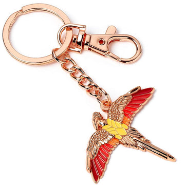 Harry Potter Charm Keyring Fawkes - Officially licensed merchandise.