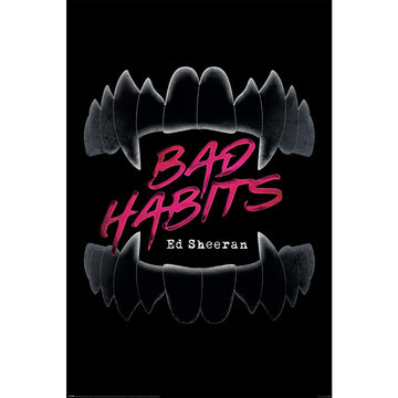 Ed Sheeran Poster Bad Habits 176 - Officially licensed merchandise.