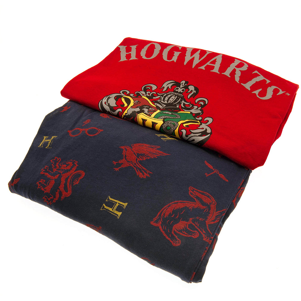 Harry Potter Ladies Long Pyjama Set Hogwarts S - Officially licensed merchandise.