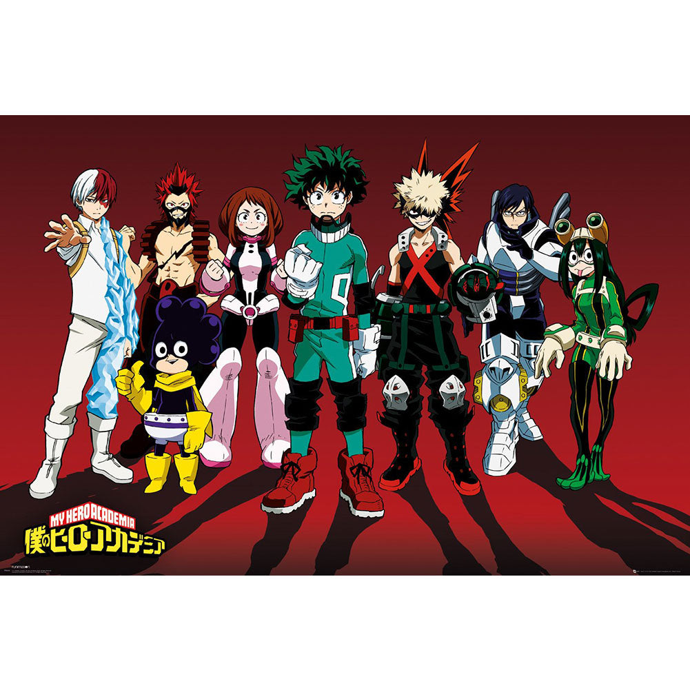 My Hero Academia Poster Line Up 265 - Officially licensed merchandise.