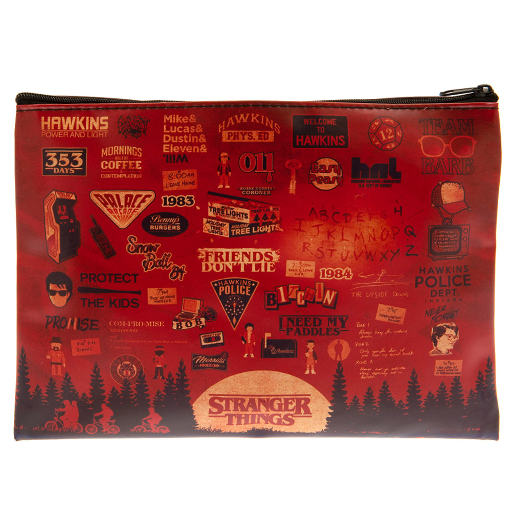 Stranger Things Pencil Case Upside Down - Officially licensed merchandise.