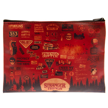 Stranger Things Pencil Case Upside Down - Officially licensed merchandise.