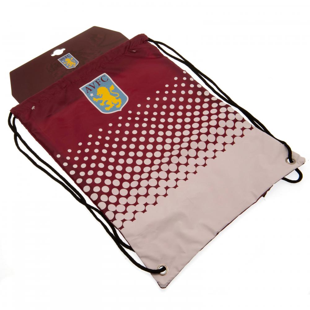 Aston Villa FC Gym Bag - Officially licensed merchandise.