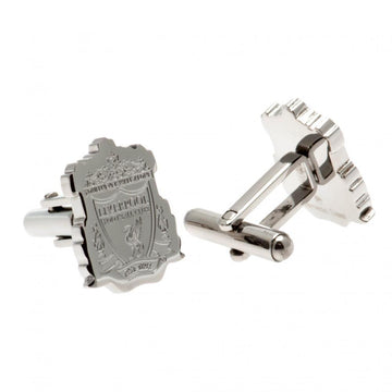 Liverpool FC Stainless Steel Formed Cufflinks CR - Officially licensed merchandise.