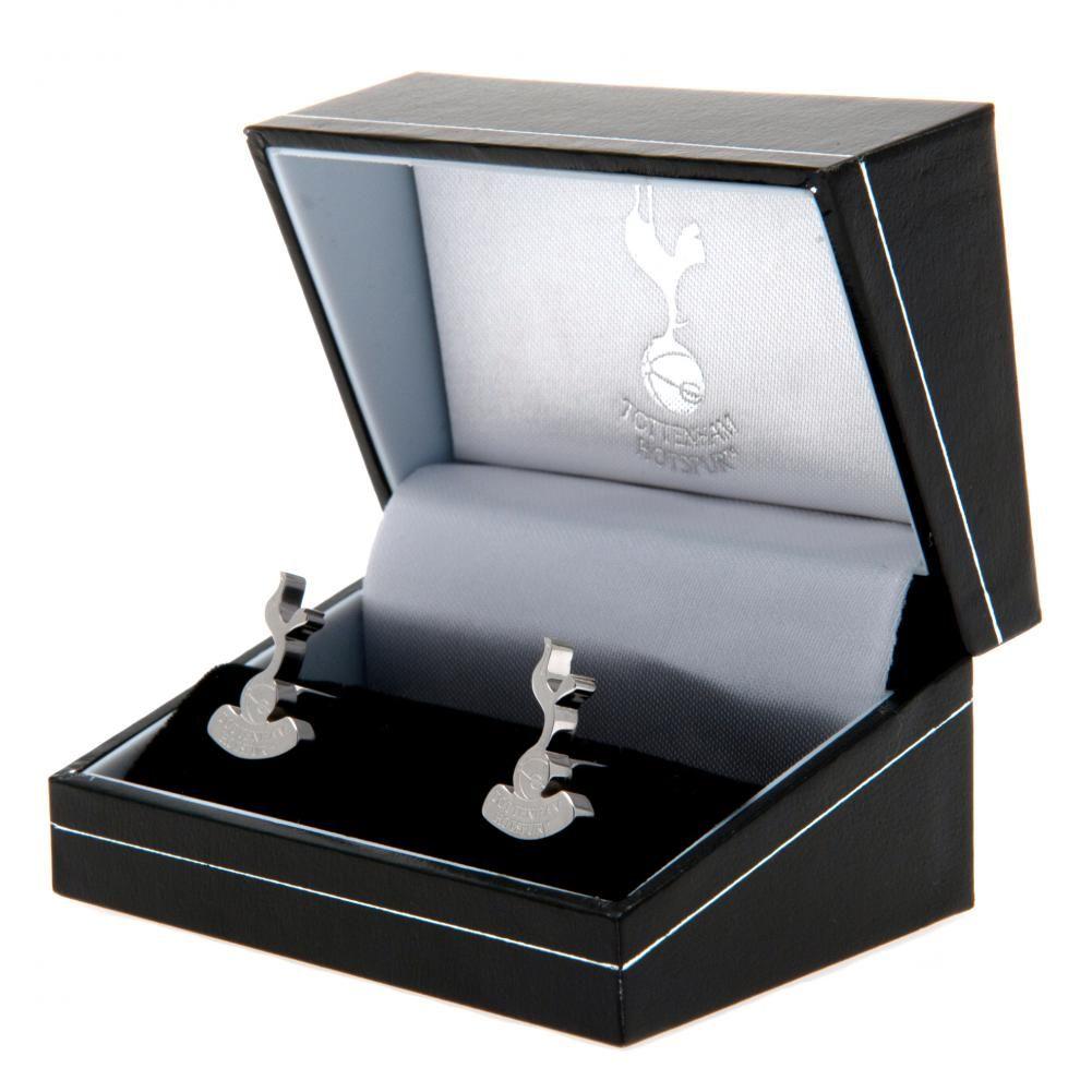 Tottenham Hotspur FC Stainless Steel Formed Cufflinks - Officially licensed merchandise.