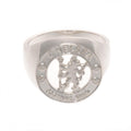 Chelsea FC Sterling Silver Ring Medium - Officially licensed merchandise.