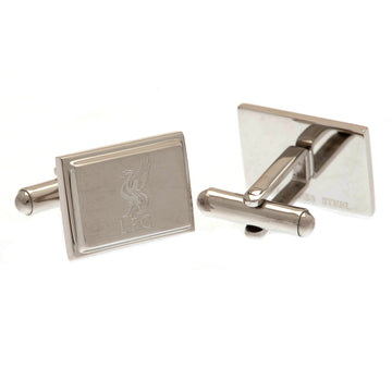 Liverpool FC Stainless Steel Cufflinks LB - Officially licensed merchandise.