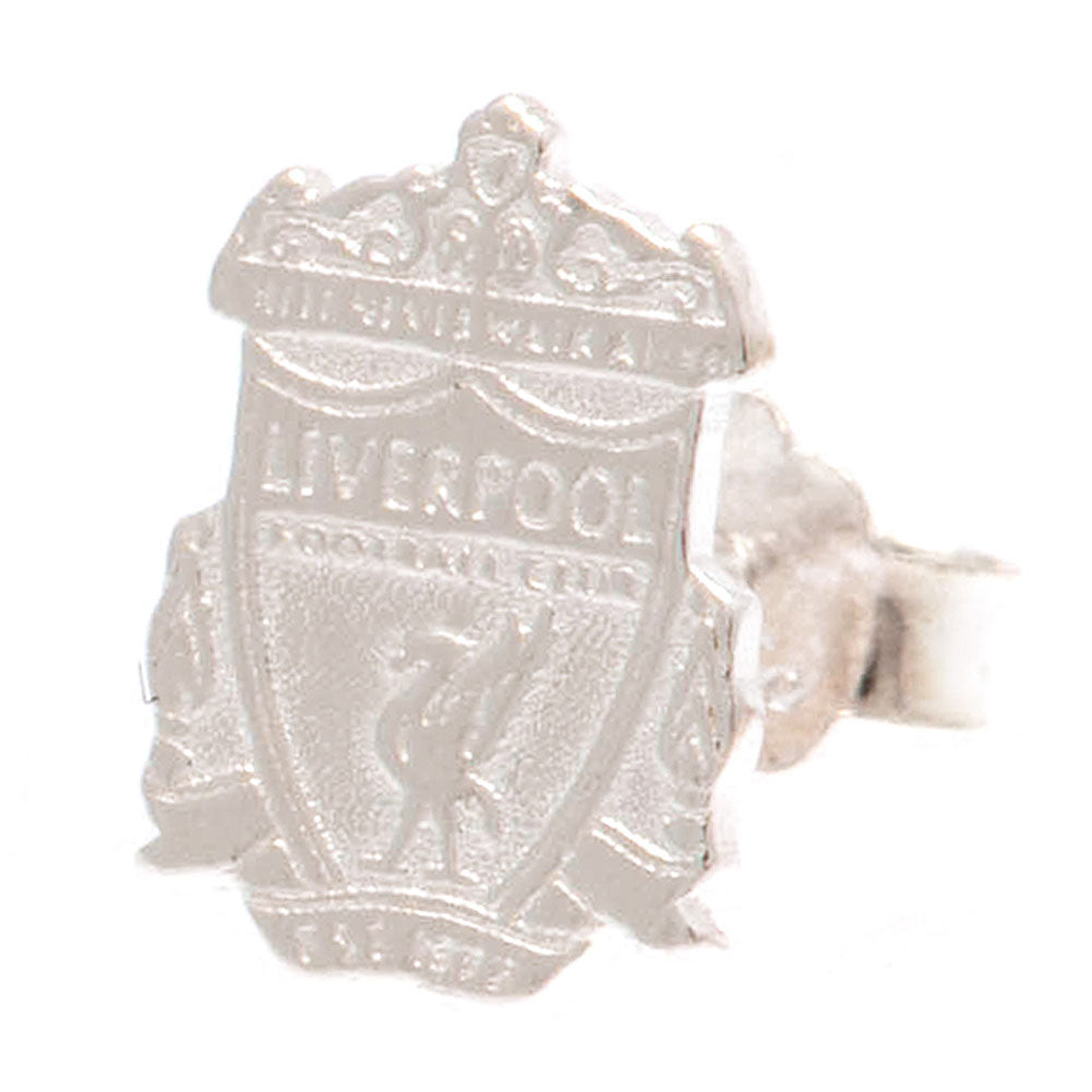 Liverpool FC Sterling Silver Stud Earring - Officially licensed merchandise.