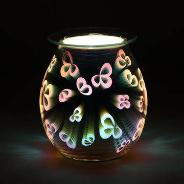 3D Flower Petal Light Up Electric Oil Burner - £27.5 - Oil Burners 