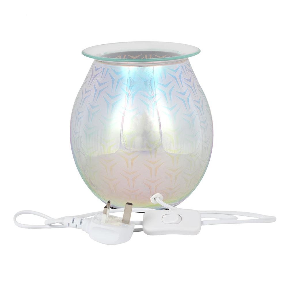 3D Geometric Light Up Electric Oil Burner-Oil Burners