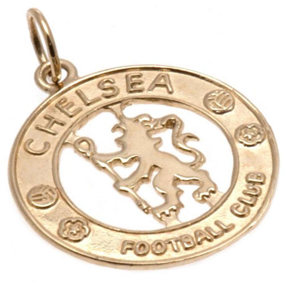 Chelsea FC 9ct Gold Pendant - Officially licensed merchandise.