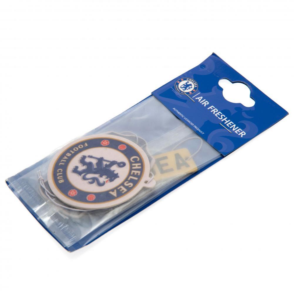 Chelsea FC 3pk Air Freshener - Officially licensed merchandise.