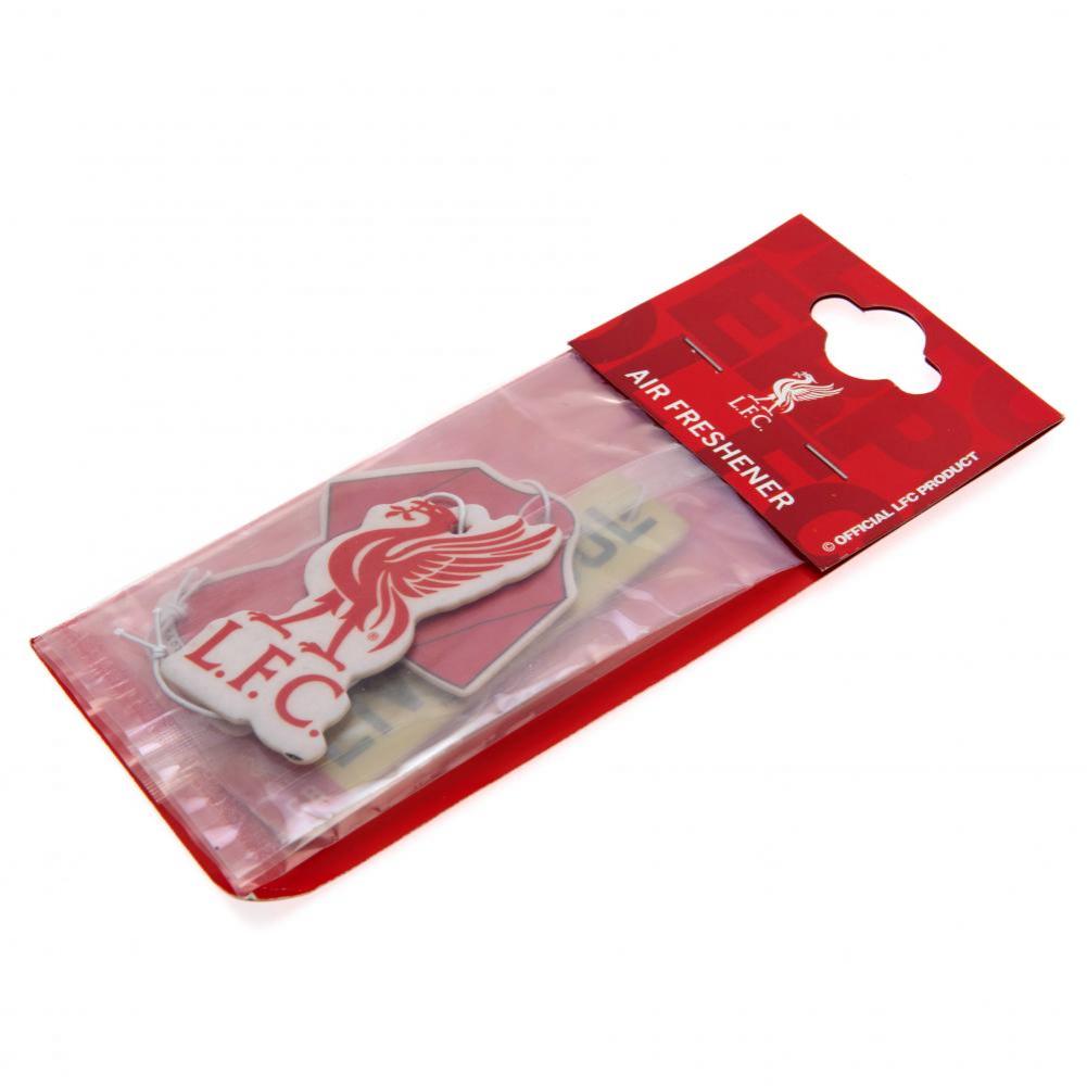 Liverpool FC 3pk Air Freshener - Officially licensed merchandise.