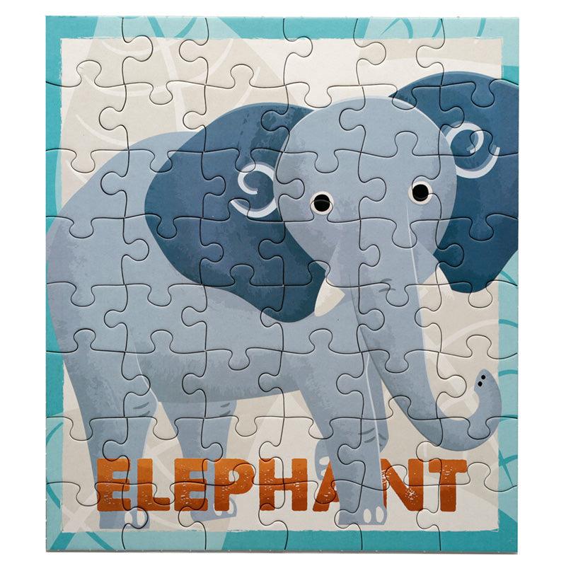 48pc Kids Recycled Jigsaw Puzzle - Zooniverse Surprise-