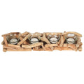 4pc Driftwood Candle Holder - £23.5 - Candle Holders 