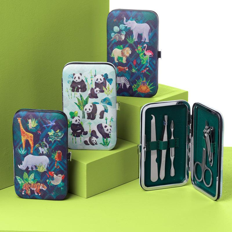 5 Piece Zip Up Shaped Manicure Set - Animal Kingdom - £8.99 - 