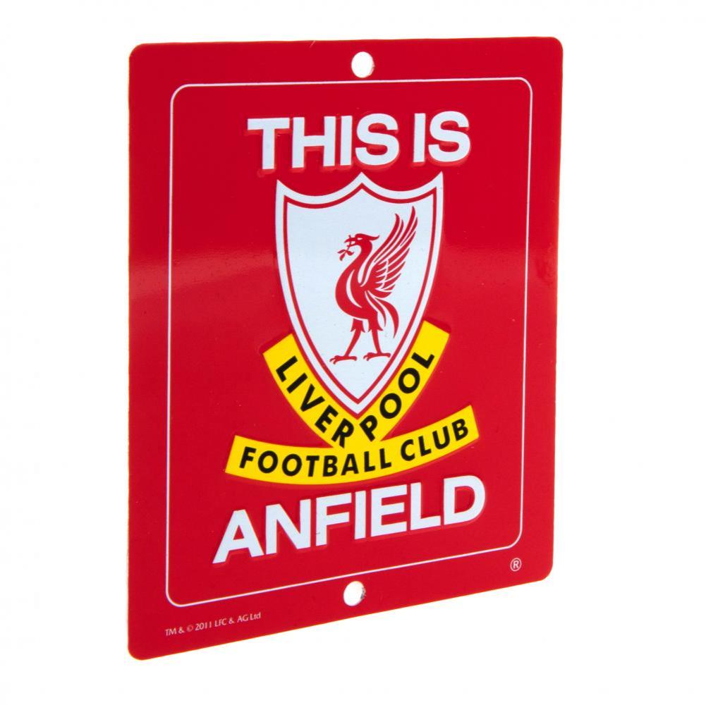 Liverpool FC Window Sign SQ - Officially licensed merchandise.