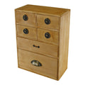 6 Drawer Storage Cabinet, Assorted Size Drawers-Trinket Drawers