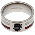 Arsenal FC Colour Stripe Ring Medium - Officially licensed merchandise.