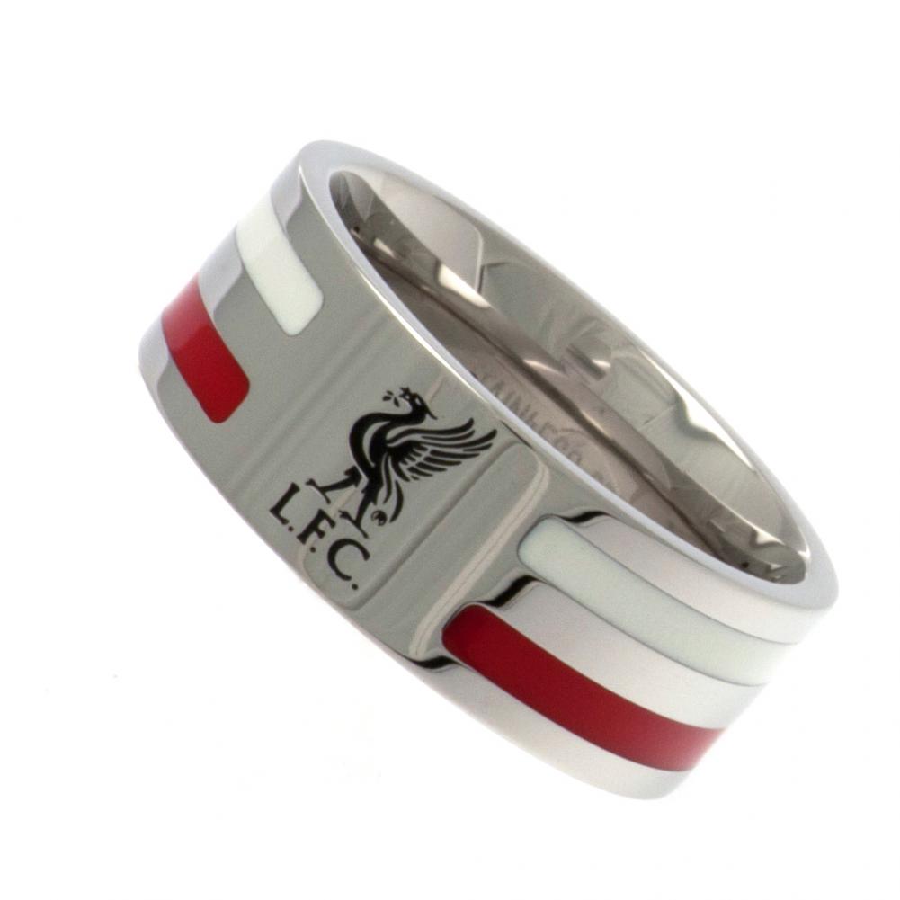 Liverpool FC Colour Stripe Ring Large - Officially licensed merchandise.