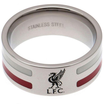 Liverpool FC Colour Stripe Ring Large - Officially licensed merchandise.