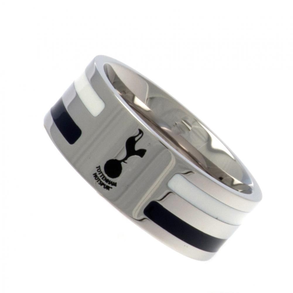 Tottenham Hotspur FC Colour Stripe Ring Large - Officially licensed merchandise.