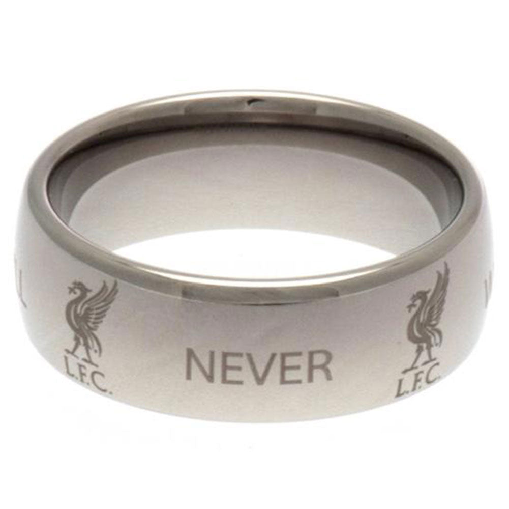 Liverpool FC Super Titanium Ring Large - Officially licensed merchandise.