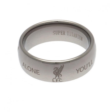 Liverpool FC Super Titanium Ring Medium - Officially licensed merchandise.