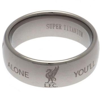 Liverpool FC Super Titanium Ring Large - Officially licensed merchandise.