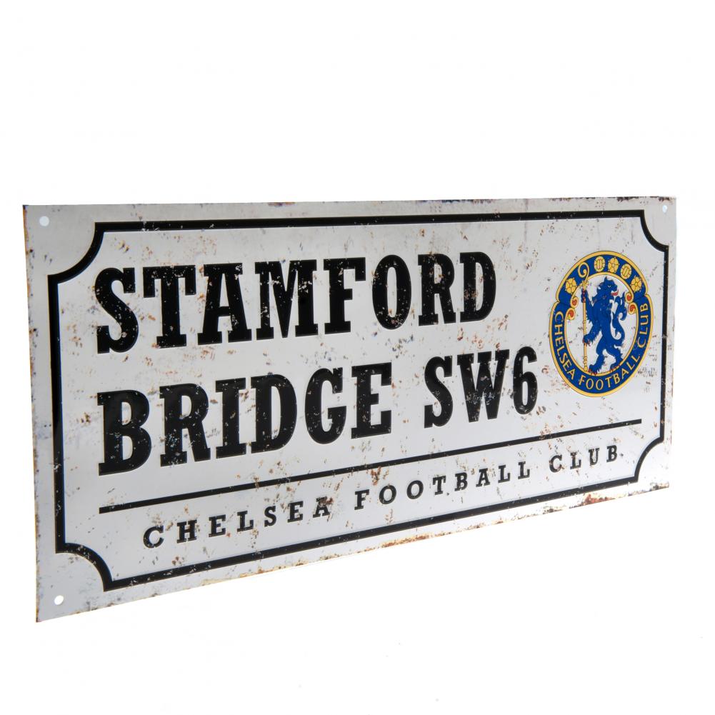 Chelsea FC Street Sign Retro - Officially licensed merchandise.