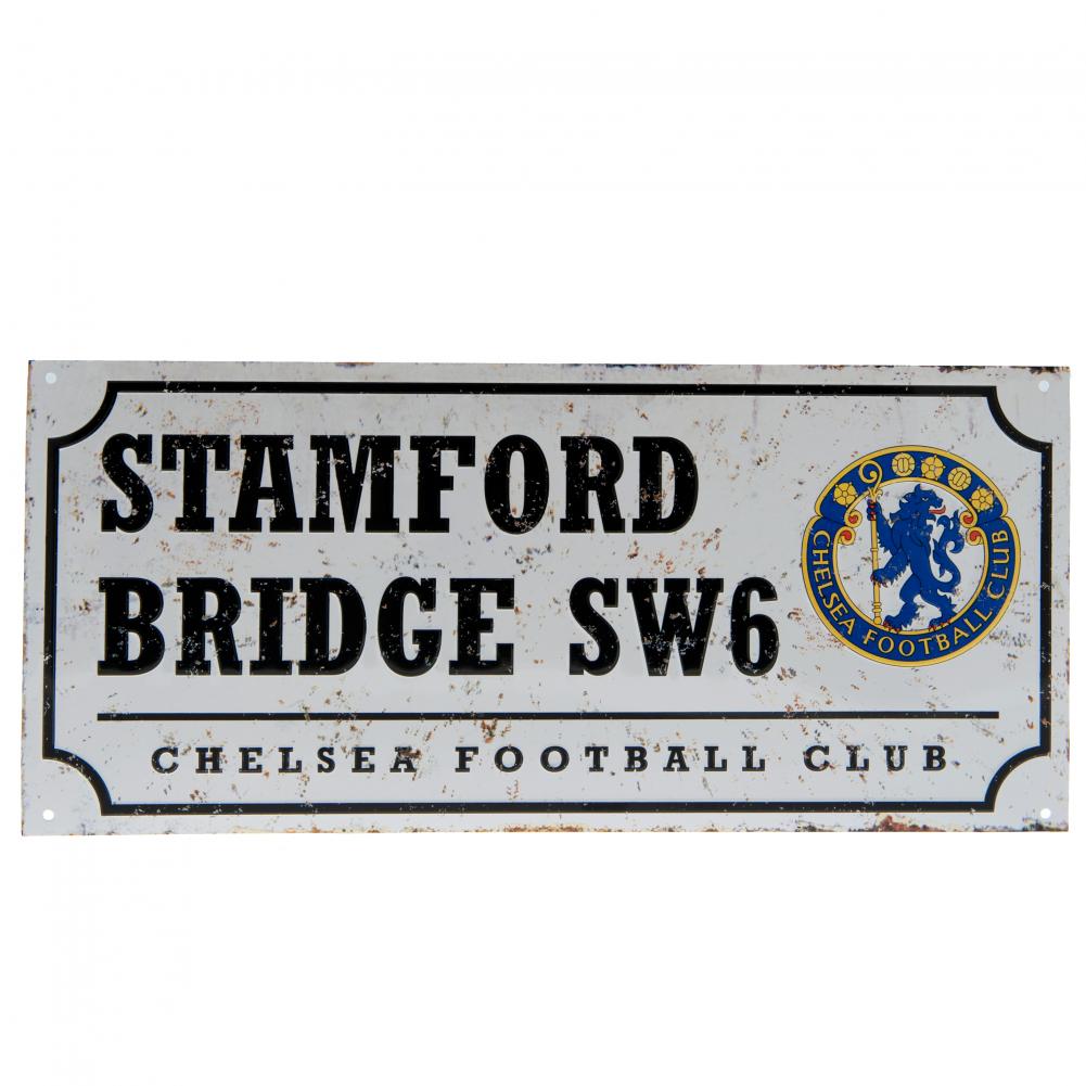 Chelsea FC Street Sign Retro - Officially licensed merchandise.