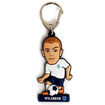 England FA PVC Keyring Wilshere - Officially licensed merchandise.