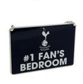 Tottenham Hotspur FC Bedroom Sign No1 Fan - Officially licensed merchandise.