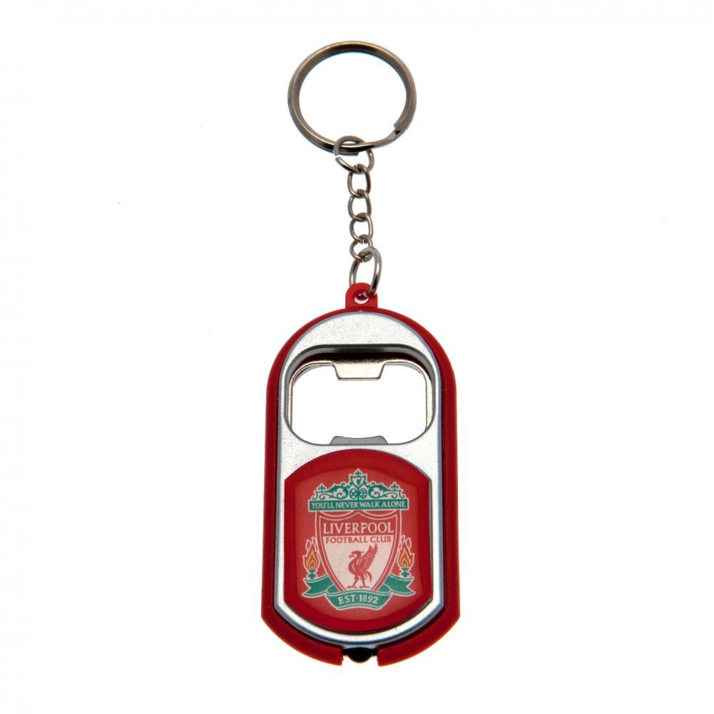 Liverpool FC Keyring Torch Bottle Opener - Officially licensed merchandise.