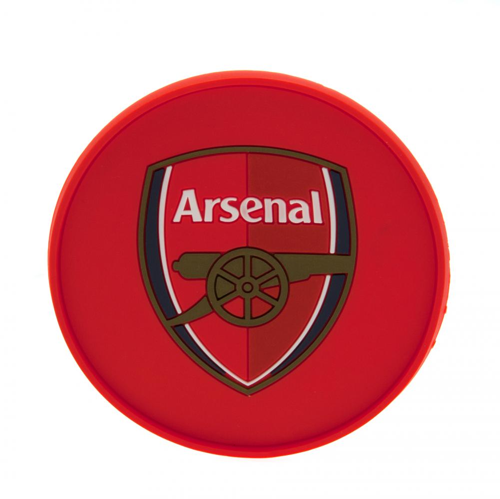 Arsenal FC Silicone Coaster - Officially licensed merchandise.