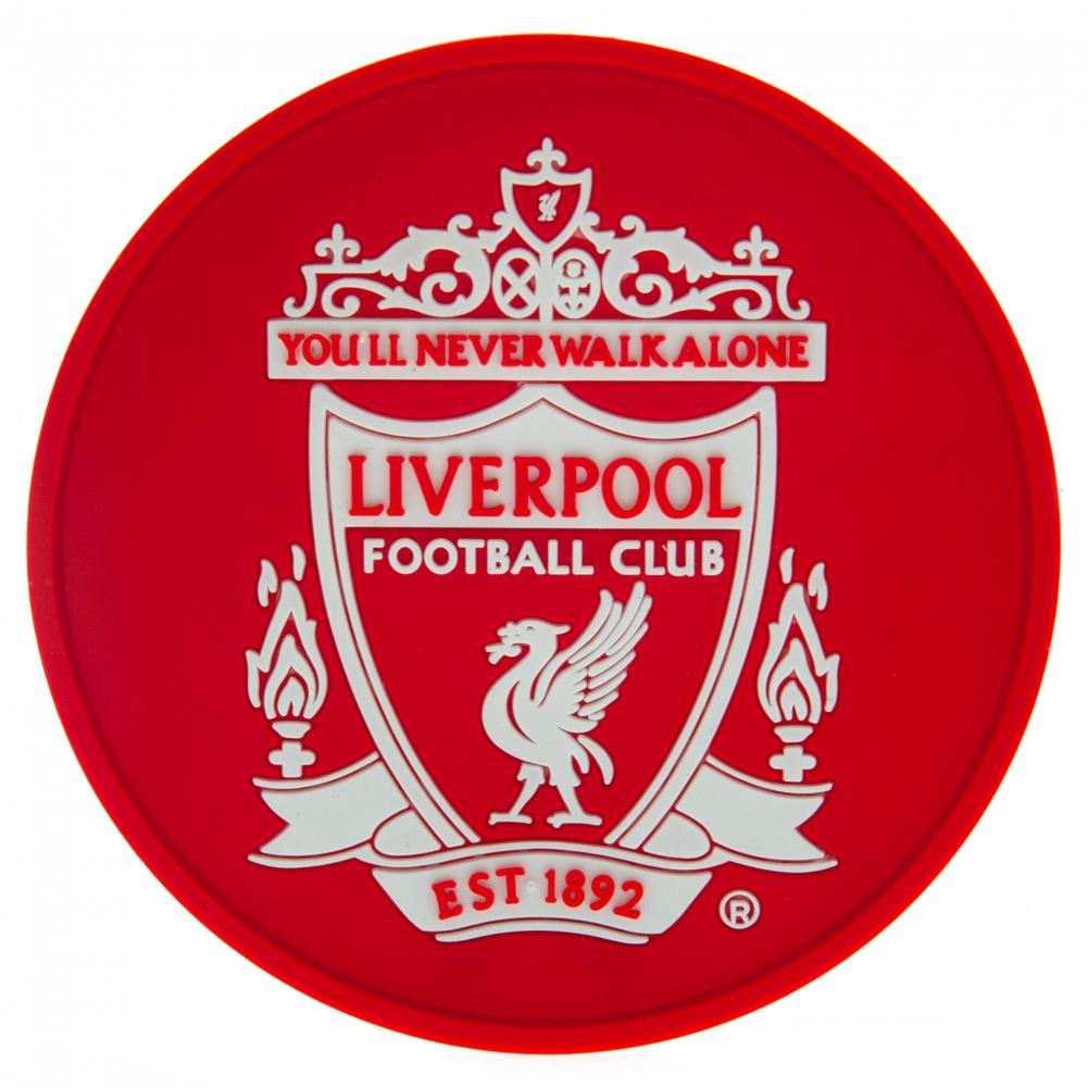 Liverpool FC Silicone Coaster - Officially licensed merchandise.