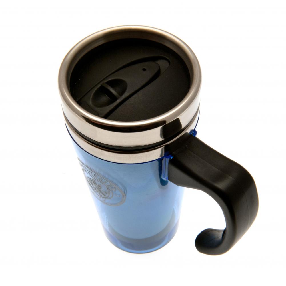 Manchester City FC Handled Travel Mug - Officially licensed merchandise.