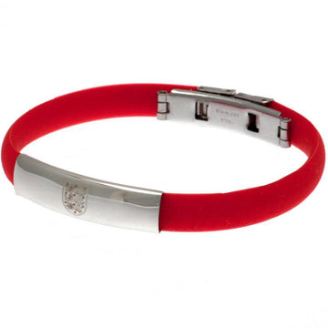 England FA Colour Silicone Bracelet - Officially licensed merchandise.