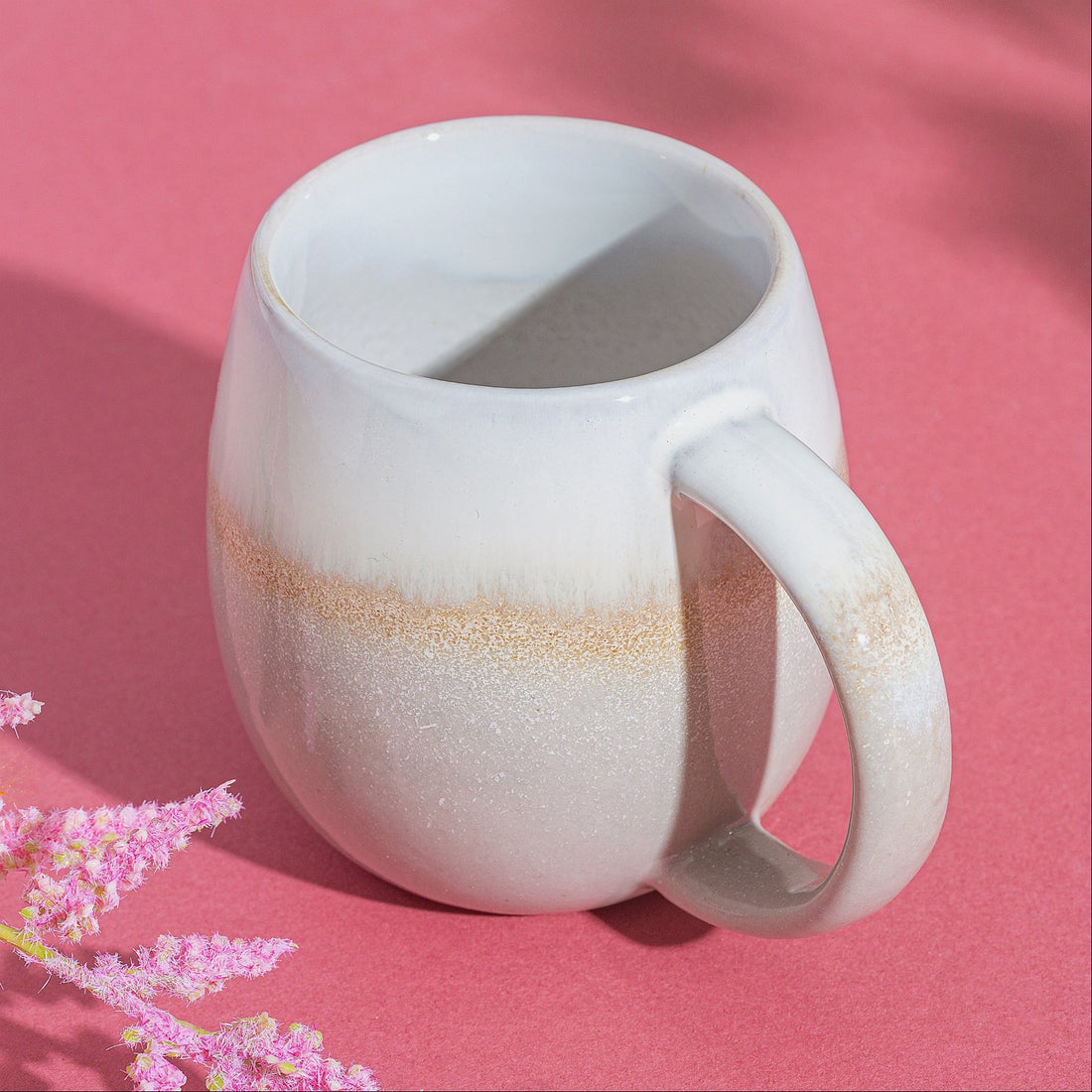 Dip Glazed Ombre Grey Mug