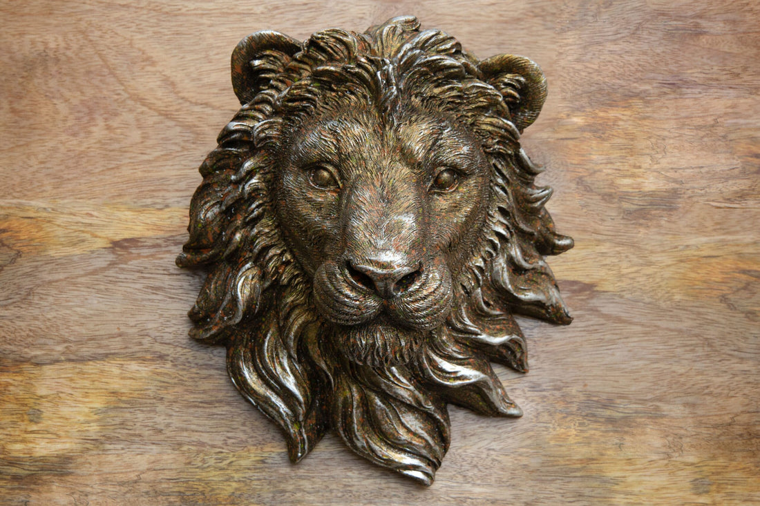 Smaller Wall Mounted Lion Head