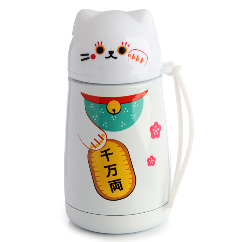 Hello Kitty & Pusheen Reusable Stainless Steel Hot & Cold Thermal Insulated Drinks Bottle 530ml