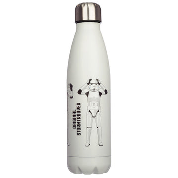 Reusable Stainless Steel Insulated Drinks Bottle 500ml - The Original Stormtrooper White