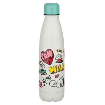 Reusable Stainless Steel Insulated Drinks Bottle 500ml - Simon's Cat Pawsome