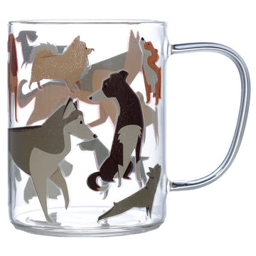 Glass Mug - Barks Dog