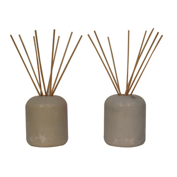 Marble Reed Diffuser Set (Mandarin & Apple Cinnamon)