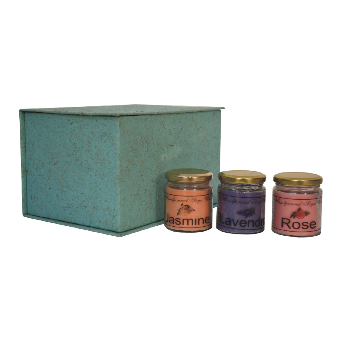 Candle Gift Set of 3 (Jasmine, Lavender & Rose)